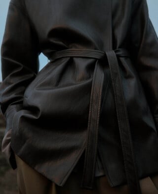 Chaqueta recta Piel No Piel mujer Chaqueta recta Piel No Piel mujer