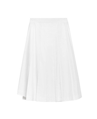 Organic cotton pleated skirt woman