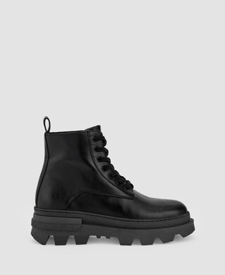Bota suela chunky en piel bovina Bota suela chunky en piel bovina