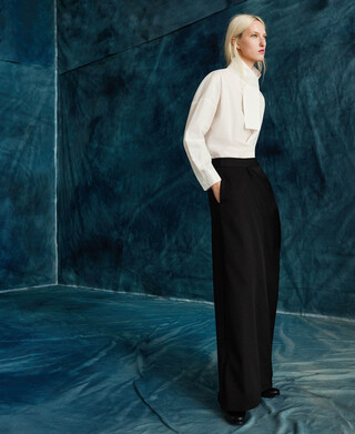 Trousers with front panel woman Trousers with front panel woman