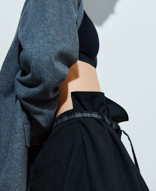 Combined asymmetrical trousers woman Combined asymmetrical trousers woman