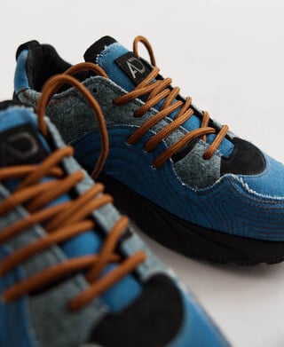 Kombinierter Patchwork-Sneaker für Herren Kombinierter Patchwork-Sneaker für Herren