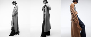 Alpaca fabric long jacket Alpaca fabric long jacket