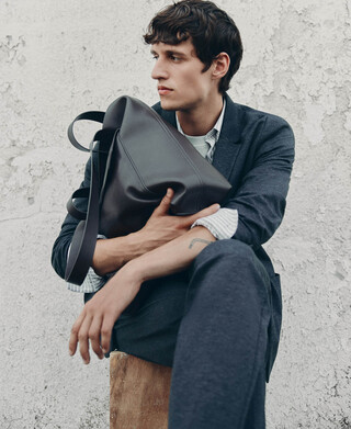 Shopper avec poche Cuir Non Cuir