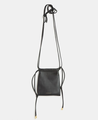 Nappa leather mobile phone bag