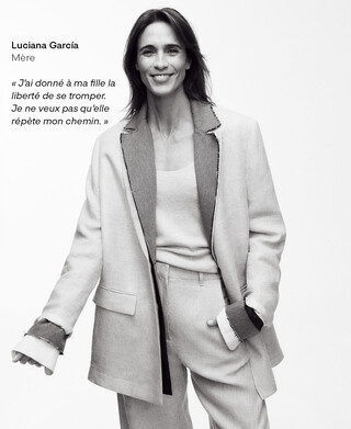Blazer tailleur combin&eacute; en lin europ&eacute;en