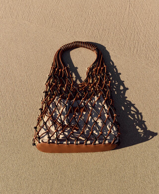 Nube knotted tubular large bag
