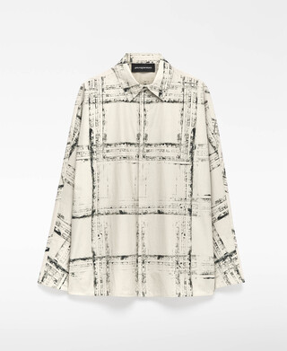 Oversize printed shirt