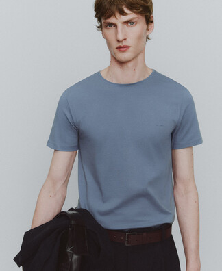 Slim fit cotton  T-shirt