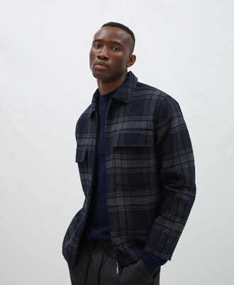 Double face plaid jacket Double face plaid jacket