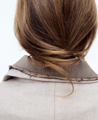 Blazer sastre combinada lino europeo