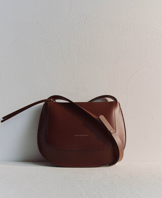 Bolsa a tiracolo pequena Dorna pele