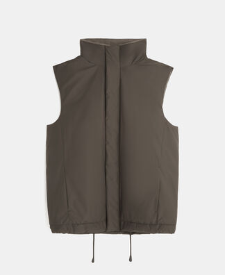 Chaleco acolchado cuello de punto Chaleco acolchado cuello de punto