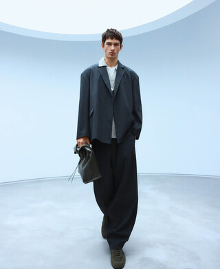 Blazer oversize rayas