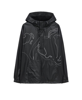 Jacke mit Stickerei und Kapuze Herren Jacke mit Stickerei und Kapuze Herren