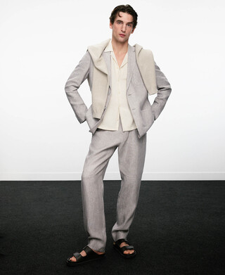 Responsible lyocell bowling collar shirt