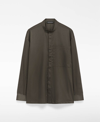 darin collar oversize shirt