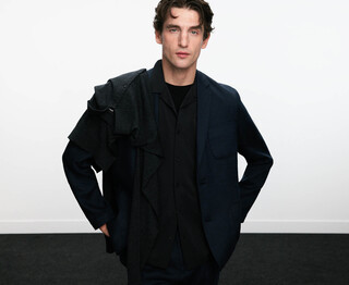 Slim fit seersucker blazer