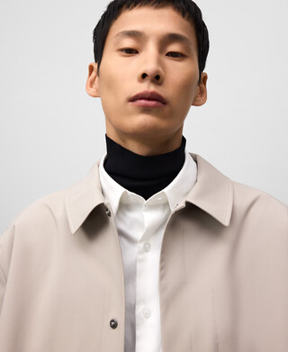 Veste technique avec col à revers homme