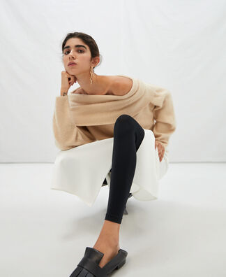 Jersey oversize cuello amplio Jersey oversize cuello amplio