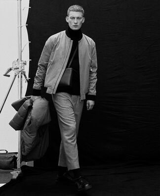 Irregular stitching bomber Irregular stitching bomber