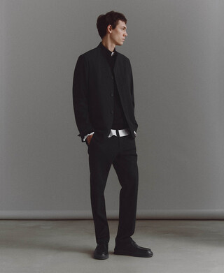 Cotton slim fit chino trousers