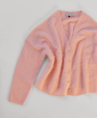 Cárdigan cashmere punto cardado mujer Cárdigan cashmere punto cardado mujer