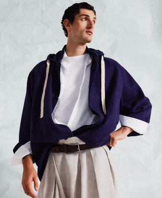 Parka oversize cord&oacute;n