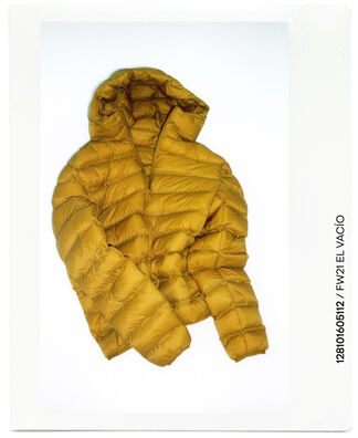 Nylon padded jacket with hood Nylon padded jacket with hood