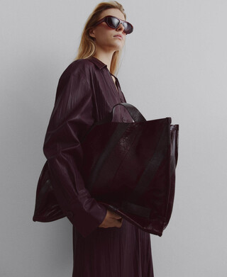 Maxi shopper em patchwork