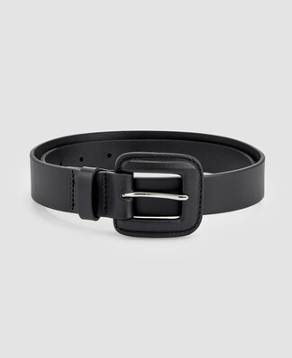 Vachetta leather belt