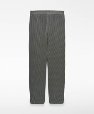 Cal&ccedil;as semi-jogger amarrotadas