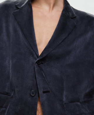 Blazer relaxed fit desestructurada