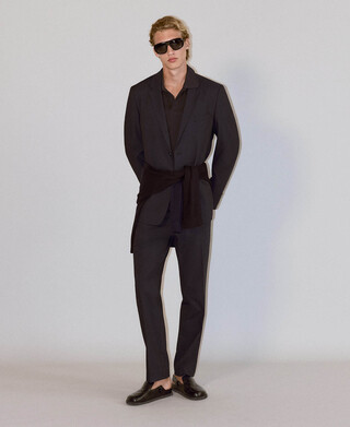 Slim fit tailored trousers