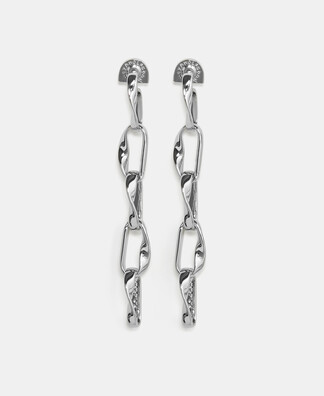 Imperfect chain links long earrings Imperfect chain links long earrings