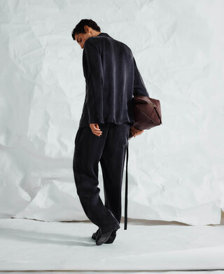 Blazer relaxed fit desestructurada