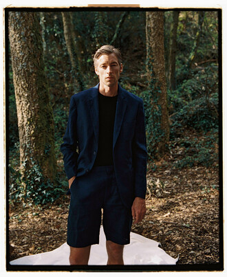 CHAQUETA BOLSILLOS AZUL