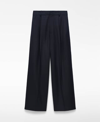 Cal&ccedil;as de alfaiate com pregas