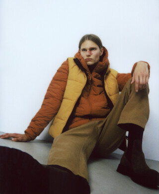 Reversible padded nylon vest Reversible padded nylon vest