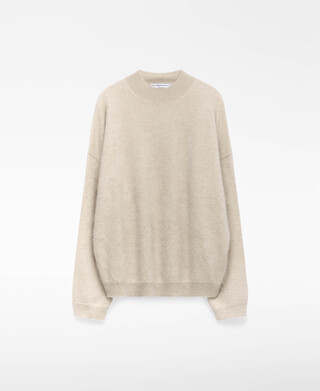 Cashmere perkins collar sweater