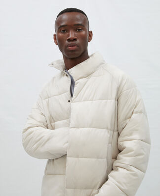 Chimney collar nylon padded jacket Chimney collar nylon padded jacket