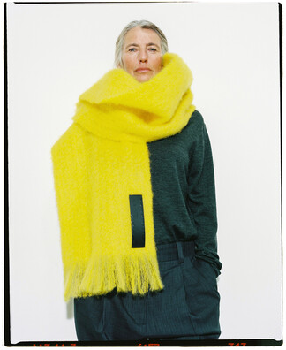 Bufanda artesana en mohair Bufanda artesana en mohair