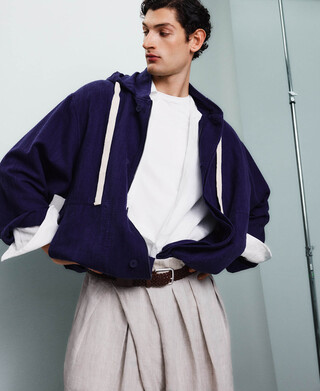 Parka oversize cord&oacute;n