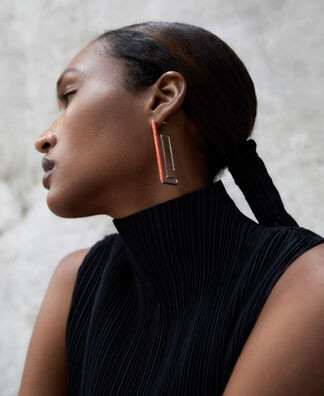Zinc labyrinth earrings Zinc labyrinth earrings
