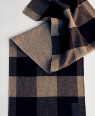 Bufanda cuadros doble faz mujer Bufanda cuadros doble faz mujer