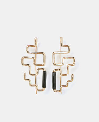 Zinc labyrinth earrings Zinc labyrinth earrings