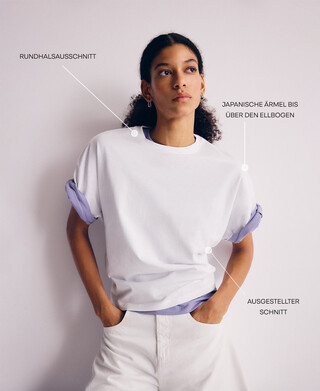Ausgestelltes T-Shirt PYRATEX&reg; Spanische Baumwolle