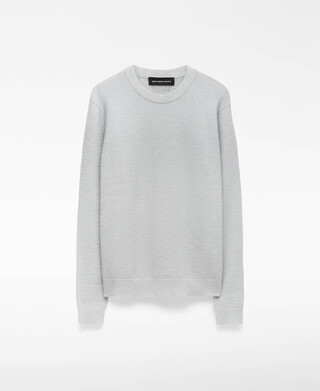 モヘアとウールのニットセーター