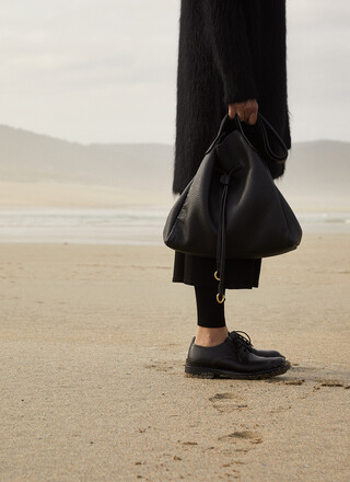 GRANULATED LEATHER SHOPPER BAG GRANULATED LEATHER SHOPPER BAG