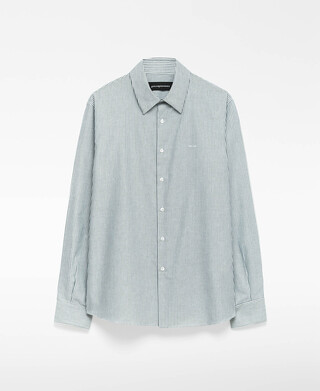 Hemd Regular Fit Streifen Baumwolle